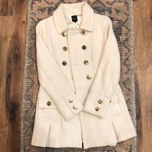 Women’s Ivory Wool Coat